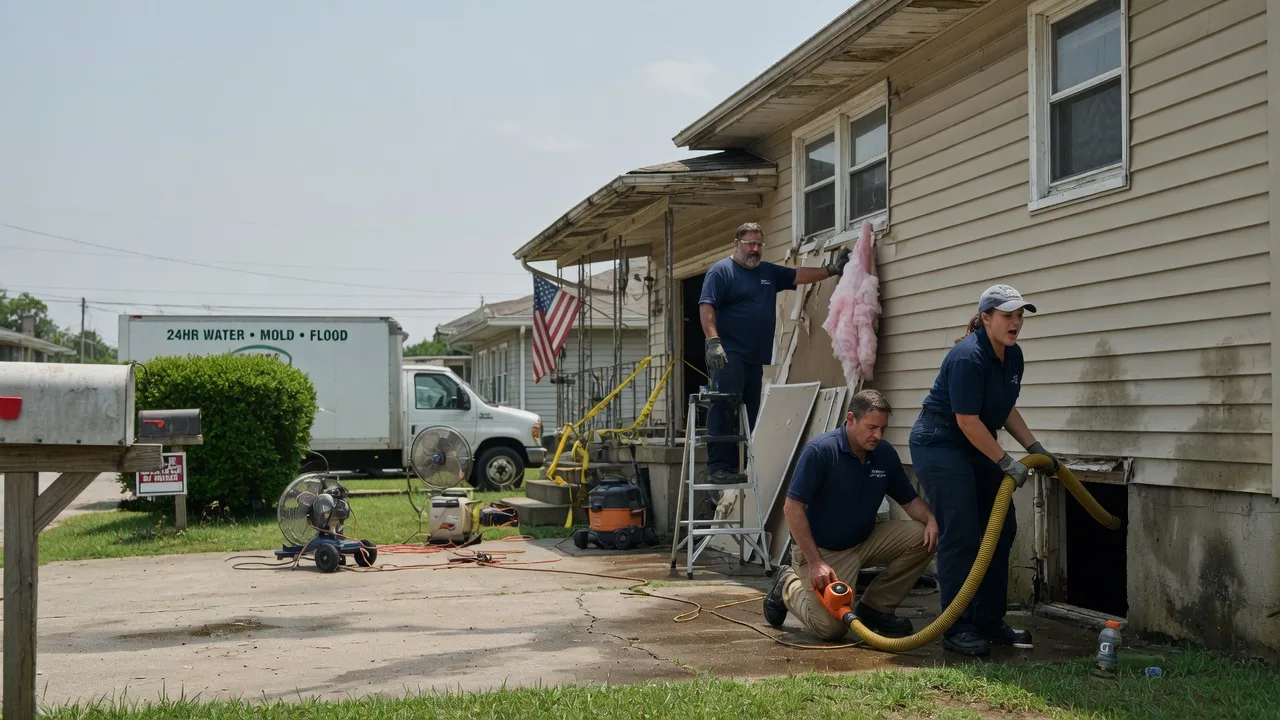 Water Damage Repair in New Goshen, IN near me